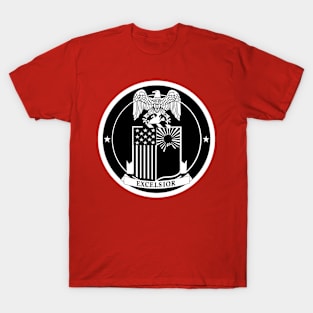 New York Guard Reversed Black and White Logo T-Shirt